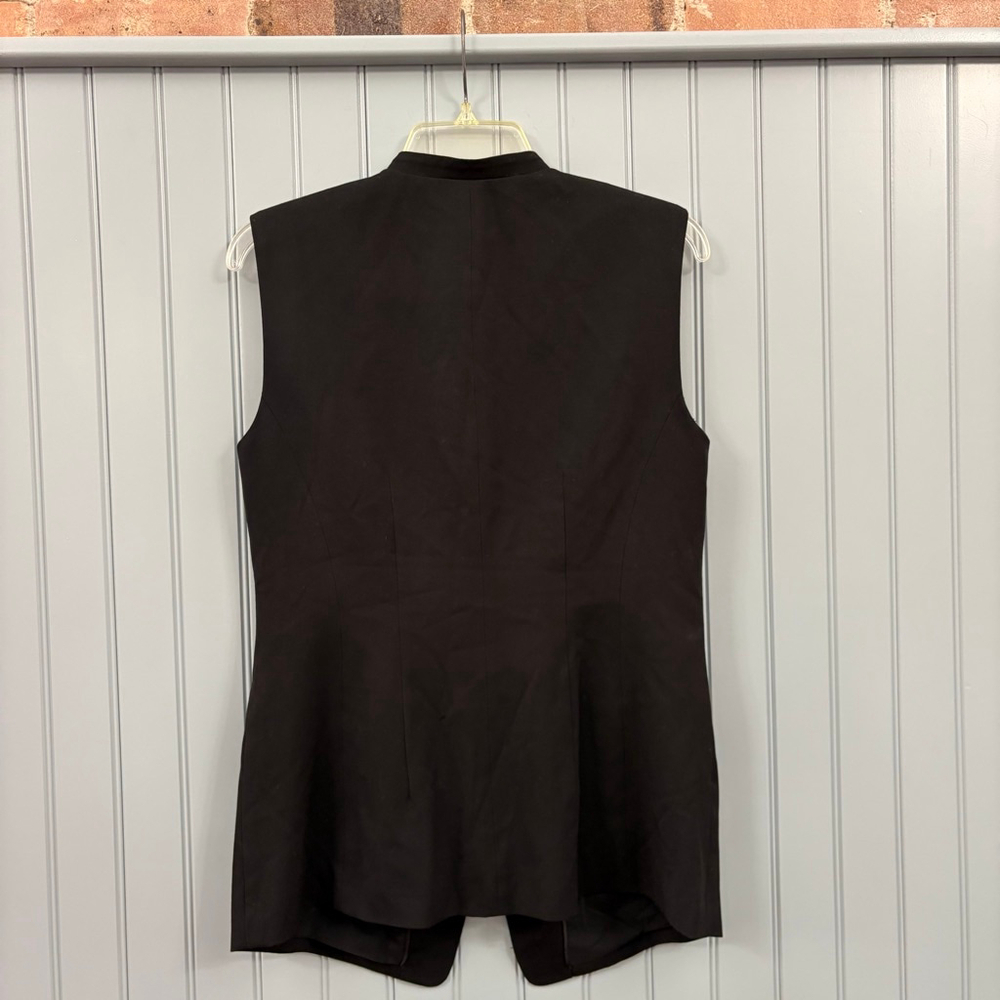 White House Black Market Black NWTVest Size 6 - Picture 3 of 5